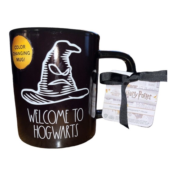 Rae Dunn Harry Potter Mug "Welcome To Hogwarts" Color Changing Gryffindor 2023 - Picture 1 of 4